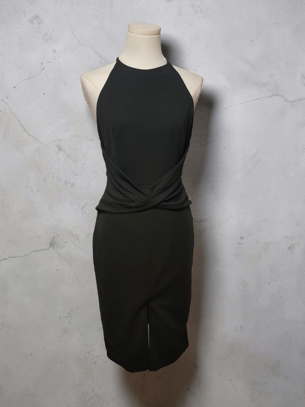 LULUS - XS Women’s Black Halter Open Back Dress - Picture 7 of 13
